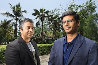 (From left) Vishesh Rajaram and Arjun Rao