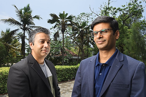 (From left) Vishesh Rajaram and Arjun Rao