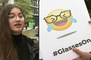 Her #GlassesOn campaign has meanwhile struck a chord with thousands of young people and their parents around the world.
Image: Mathilde Bellenger / AFPTV / Credit : Chanelle Joseph / AFP