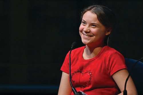 Swedish climate activist Greta Thunberg Swedish climate activist Greta Thunberg
Image: JustinAllis/ AFP Swedish climate activist Greta Thunberg Swedish climate activist Greta Thunberg
Image: JustinAllis/ AFP