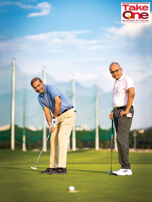 Sateesh Andra, MD, Endiya (left) and Ramesh Byrapaneni, MD, Endiya <br>Image: Vikas Chandra Pureti for Forbes India