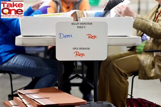NORTH LAS VEGAS, NEVADA - NOVEMBER 10: Ballots are processed by bipartisan election workers at the Clark County Election Department during the ongoing election process on November 10, 2022 in North Las Vegas, Nevada. Two days after midterm elections Nevada election officials continue counting votes in state races. Image: Mario Tama/Getty Images)