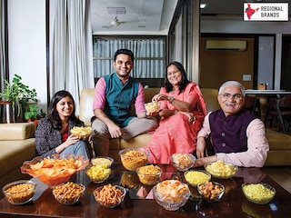 From left: Shivangi Hadvani, general secretary Raj Hadvani, executive director Daxaben Hadvani, director Bipin Hadvani, founder and MD, Gopal Snacks
Image: Mexy Xavier