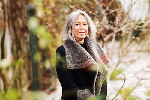 American poet Louise Gluck, winner of the 2020 Nobel Prize for Literature, poses outside her home in Cambridge, Massachusetts, U.S. The Swedish Academy is slowly recovering from a devastating #MeToo scandal that led to the postponement of the 2018 prize, and is now very conscious of its reputation when it comes to diversity and gender representation. Image:&nbspNobel Prize Outreach/Daniel Ebersole/Handout via REUTERS