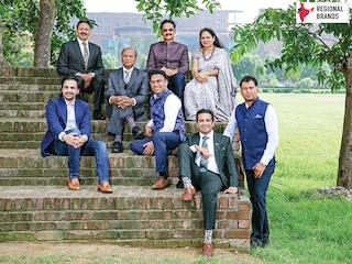 (Top row, L to R) Naresh Mittal, vice chairman, Lovely Group Ashok Kumar Mittal, president, Lovely Group Rashmi Mittal, pro chancellor, Lovely Professional University. (2nd row) Ramesh Mittal, chairman, Lovely Group (3rd row, L to R) Vaibhav Mittal, vice president, Lovely Group Aman Mittal, vice president, Lovely Professional University. (Last row) Shaishav Mittal, COO, Lovely Sweets and Bake Studio (Standing) Amit Mittal, COO, Lovely Autos
Image: Madhu Kapparath