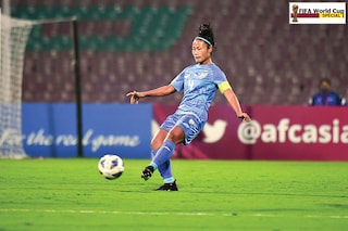Loitongbam Ashalata Devi says it takes a lot of hard work to maintain success
Image: Courtesy AIFF