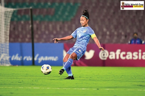 Loitongbam Ashalata Devi says it takes a lot of hard work to maintain success
Image: Courtesy AIFF