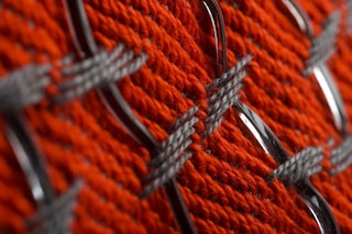 This machine washable smart fiber has the ability to function as a microphone, and hear your heartbeat.
Image: Courtesy of the Fink Lab / Greg Hren