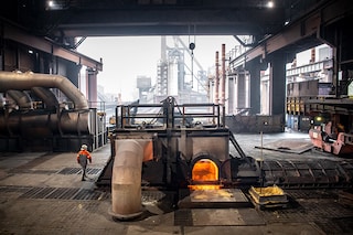 ArcelorMittal steelworks, Bremen. Image: Sina Schuldt/picture alliance via Getty Images