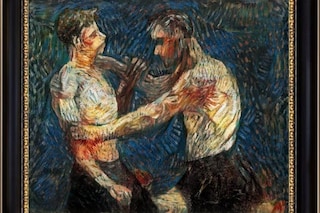 Vincent van Gogh probably painted "Two Wrestlers" in 1886. Image: Courtesy of Oxia PalusÂ©
