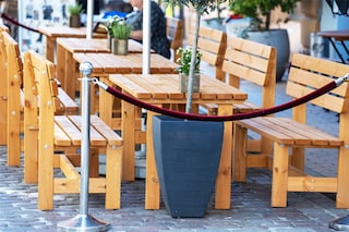Empty tables in front of a restaurant in the old town of Schwerin, Germany. The shortage of skilled workers in the restaurant and catering industry has caused severe losses during the peak tourism season.&nbspImage: Jens BÃ¼ttner/picture alliance via Getty Images