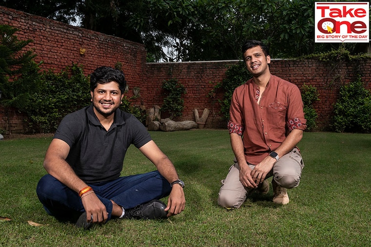 (L to R) Siddhanth Jayaram and Anirudh Gupta, Co-Founders at Climes. New Delhi, 27th August, 2022. Image: Amit Verma