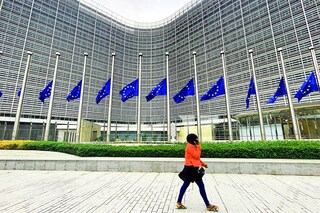 European Union Commission Building in Brussels, Belgium on September 9, 2022.&nbspImage: Dursun Aydemir/Anadolu Agency via Getty Images