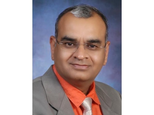 L-R: CP Gurnani of Tech Mahindra, Salil Parekh of Infosys, Thierry Delaporte of Wipro, and Rajesh Gopinathan of TCS