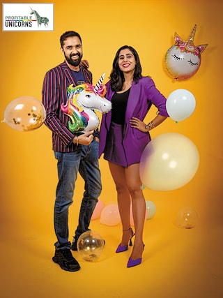 Varun Alagh, co-founder &amp CEO,
Honasa Consumer and Ghazal Alagh, co-founder and chief innovation officer, Honasa Consumer
Image: Amit Verma