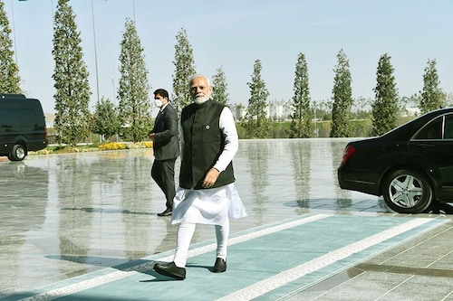 Prime Minister Narendra Modi attends 22nd meeting of the Shanghai Cooperation Organization (SCO) leaders" summit in Samarkand, Uzbekistan on September 16, 2022.