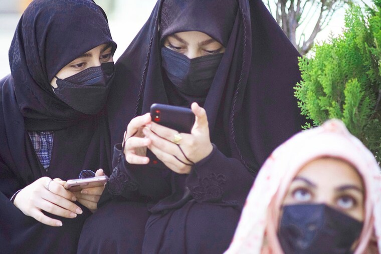 Iranians keep finding ways into the wider internet: About 80% of Iranians rely on VPNs and proxies for access, a lawmaker told state media in July.
Image: Morteza Nikoubazl/NurPhoto via Getty Images