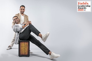 Amit Khatri (sitting) and Gaurav Khatri, Co-founders, Noise
Image: Amit Verma