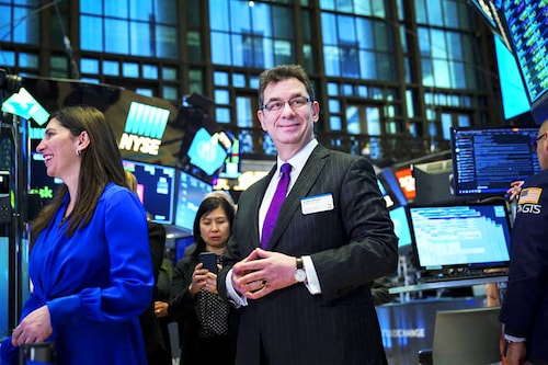 Albert Bourla, CEO, Pfizer pharmaceutical company
Image: Drew Angerer/Getty Images/AFP Albert Bourla, CEO, Pfizer pharmaceutical company
Image: Drew Angerer/Getty Images/AFP