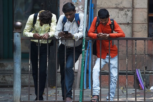 The Indian smartphone market, meanwhile, continued with its YoY (year over year) slide.
Image: Indranil Mukherjee The Indian smartphone market, meanwhile, continued with its YoY (year over year) slide.
Image: Indranil Mukherjee