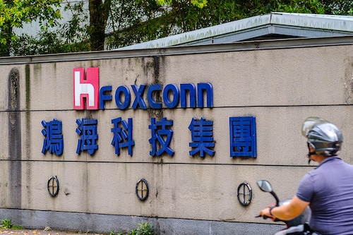 Foxconn’s interest in the Indian market has been evident with the string of investments the Taiwanese company has been announcing Image: Walid Berrazeg/SOPA Images/LightRocket via Getty Images Foxconn’s interest in the Indian market has been evident with the string of investments the Taiwanese company has been announcing Image: Walid Berrazeg/SOPA Images/LightRocket via Getty Images