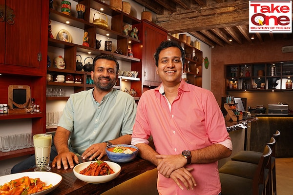 Ankit Gupta (left) and Chirag Chhajer, co-founders of Burma Burma Image: Mexy Xavier