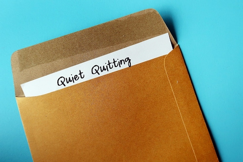 “Quiet quittingâ€ was named the phrase of the year in 2022 by The Morning Brew, a daily newsletter designed for young business professionals.
Image: Shutterstock