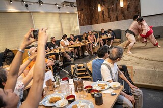 A fresh rush of foreign tourists are flocking to Japan for a look inside the insular world of sumo.
Image: Yuichi Yamazaki  / AFP