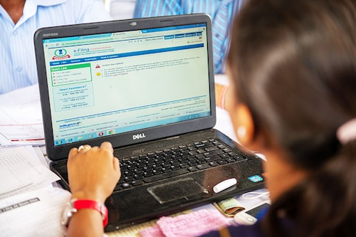 Fifty-five million taxpayers with a taxable income of up to Rs7 lakh have opted for the new tax regime this assessment year.
Image: Shutterstock Fifty-five million taxpayers with a taxable income of up to Rs7 lakh have opted for the new tax regime this assessment year.
Image: Shutterstock