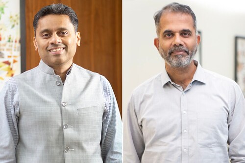Rajeev Radhakrishnan(left), CIO Debt, SBI Funds Management Pvt Ltd. and R. Srinivasan, CIO Equity , SBI Funds Management Image: Nayan Shah for Forbes India Rajeev Radhakrishnan(left), CIO Debt, SBI Funds Management Pvt Ltd. and R. Srinivasan, CIO Equity , SBI Funds Management Image: Nayan Shah for Forbes India
