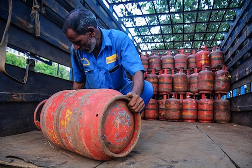 The government has cut the price of LPG cylinders by Rs 200. Image: Praful Gangurde/Hindustan Times via Getty Images The government has cut the price of LPG cylinders by Rs 200. Image: Praful Gangurde/Hindustan Times via Getty Images
