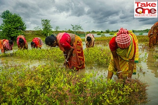 Delay in the sowing of kharif crops, which reduced the demand for farm labour. Besides, the withdrawal of some pandemic sops squeezed spending and rural wages remained flattish.
Image: Avijit Ghosh/SOPA Images/LightRocket via Getty Images