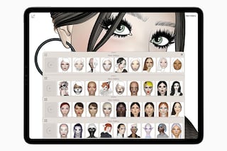 Prêt-à -Makeup is like a digital sketchpad for creating extremely realistic makeup looks.
Image: Courtesy of Apple