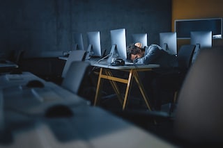 Working after-hours repeatedly has consequences. Working after-hours repeatedly has consequences.
Image: Shutterstock