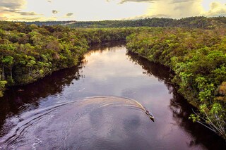 Aerial view of the Pira Parana River, Vaupes province, Colombia
Image: Juan Pablo Pino / AFP