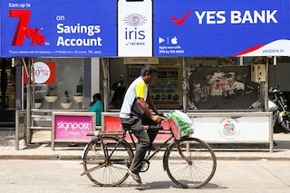 Private lender Yes Bank has put an additional Rs4,200 crore worth of bad loans for sale.
Image: Niharika Kulkarni/NurPhoto via Getty Images