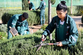 Bouregreg Med-O-Med is Morocco"s first gardening school, in the coastal city of Sale.
Image: AFP