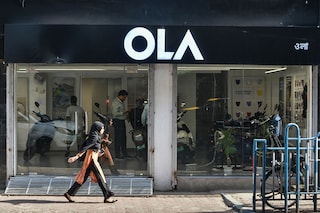(File photo) An OLA electric experience centre in Kolkata, India, on 14 June 2023. Image: Debarchan Chatterjee/NurPhoto via Getty Images