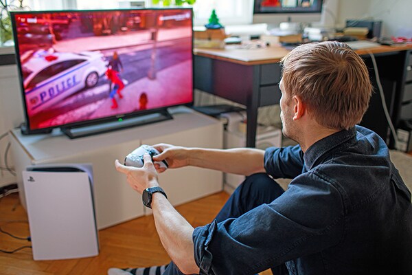 The PS5 reached the 50-million-unit milestone in almost the same period as its predecessor, the PS4, with Sony saying its flagship console enjoyed "strong momentum" in 2023. 
Image: Philip Fong / AFP