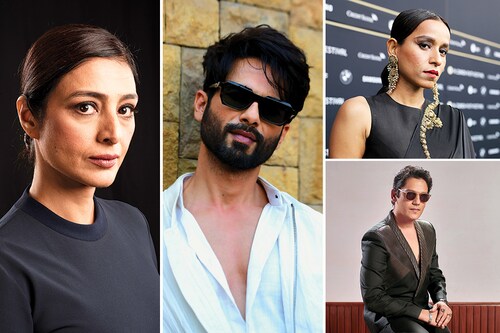 (L to R) Tabu, Shahid Kapoor, Tillotama Shome, and Vijay Verma. (L to R) Tabu, Shahid Kapoor, Tillotama Shome, and Vijay Verma.