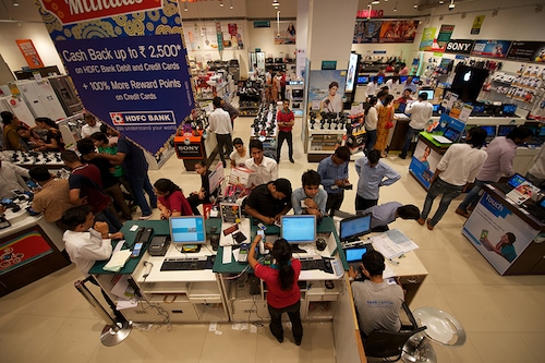 Growth is expected to stay steady at about 7 percent through the rest of the decade, positioning India as among the fastest growing economies.<br>Photo: Priyanka Parashar/Mint via Getty Images Growth is expected to stay steady at about 7 percent through the rest of the decade, positioning India as among the fastest growing economies.<br>Photo: Priyanka Parashar/Mint via Getty Images