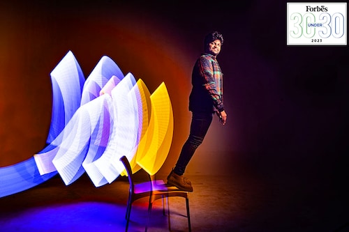 UR Siddharth
Image: Selvaprakash Lakshmanan for Forbes India Hair and makeup: Glow up diaries outfit: H.O.T.S MAN Stylist: Vaybhav Acharya UR Siddharth
Image: Selvaprakash Lakshmanan for Forbes India Hair and makeup: Glow up diaries outfit: H.O.T.S MAN Stylist: Vaybhav Acharya