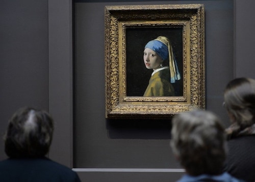 Maria de Knuijt is said to have acquired at least 20 of the 37 or so known paintings by the artist, including "Girl With a Pearl Earring." Photography Stan Honda / AFPÂ©