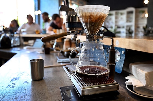 Coffee being filtered at the Proud Mary cafe in Melbourne Coffee being filtered at the Proud Mary cafe in Melbourne
Image: William West / AFP© Coffee being filtered at the Proud Mary cafe in Melbourne Coffee being filtered at the Proud Mary cafe in Melbourne
Image: William West / AFP©