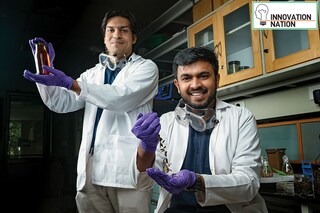 Abhi Gawri (left) and Ankit Alok Bagaria, C0-founders, Loopworm
Image: Nishant Ratnakar for Forbes India
