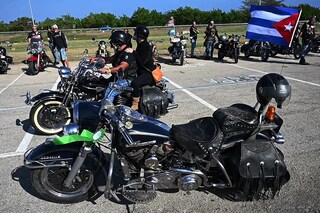 Enthusiasts in Cuba keep the Harley-Davidson myth alive Enthusiasts in Cuba keep the Harley-Davidson myth alive
Image: Yamil Lage / AFPTV / AFP