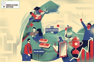 Innovation in the economy leads to the creation of better goods and services that improve lives, and drives progress and economic growth
Illustration: Chaitanya Dinesh Surpur