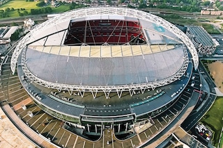 The iconic Wembley Stadium in England, which opened its doors in April 1923, will celebrate its centenary in April
Image: Shutterstock