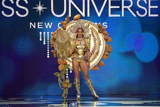 Miss El Salvador, Alexjandra Guajardo Sada walks onstage during the 71st Miss Universe Competition National Costume show at New Orleans Morial Convention Center on January 11, 2023 in New Orleans, Louisiana. Image: Josh Brasted/Getty Images