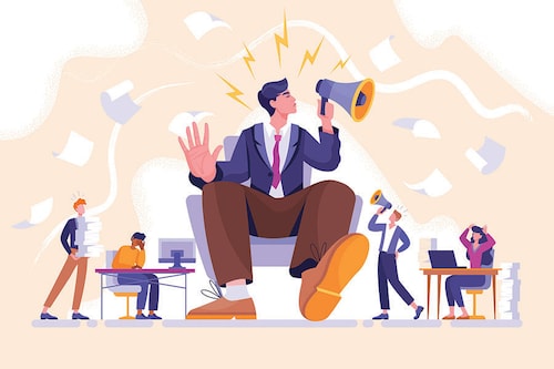 Powerful group dynamic plays an important role in allowing bad bosses to maintain control even when the rest of their organization disapproves of their tactics
Image: Shutterstock Powerful group dynamic plays an important role in allowing bad bosses to maintain control even when the rest of their organization disapproves of their tactics
Image: Shutterstock